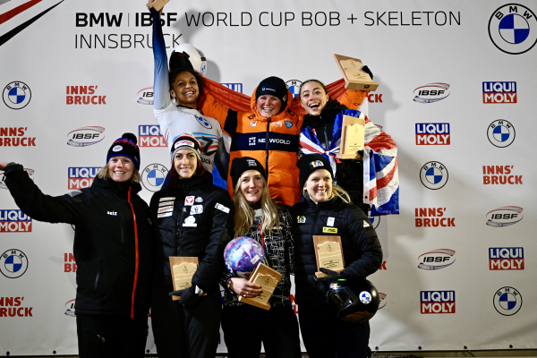 Podium Women Igls