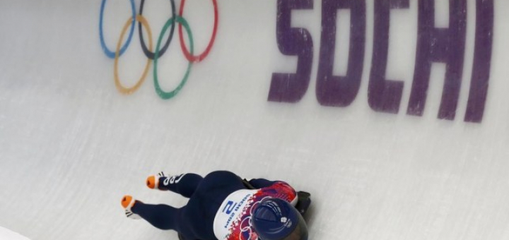 Skeleton start in Sochi