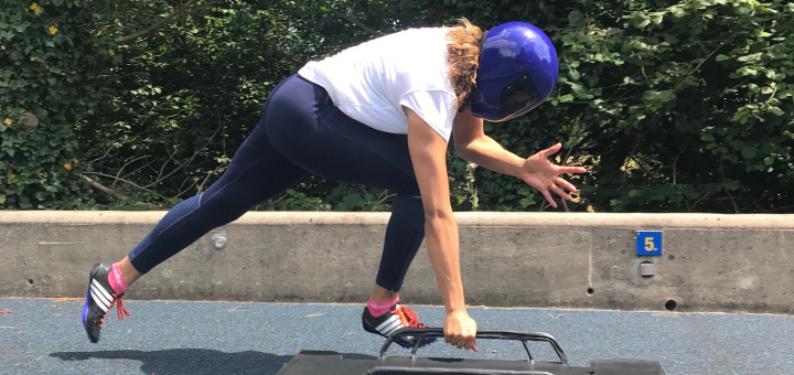 Skeleton push training in pics