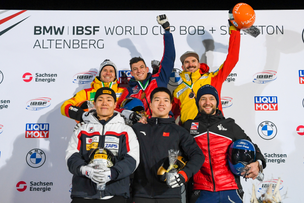 Matt Marcus podium Altenberg